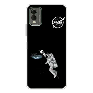 Чехол с рисунком «Космонавт баскетболист» для Nokia C32