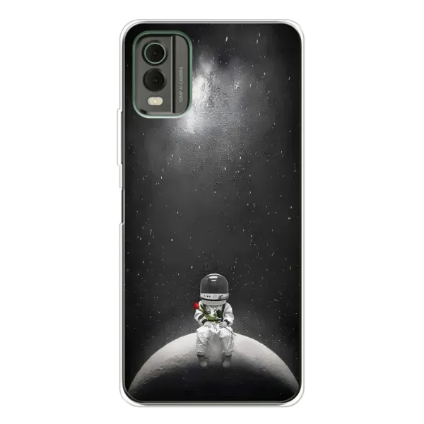 Чехол с рисунком «Космонавт романтик» для Nokia C32 Чехол с рисунком «Космонавт романтик» для Nokia C32