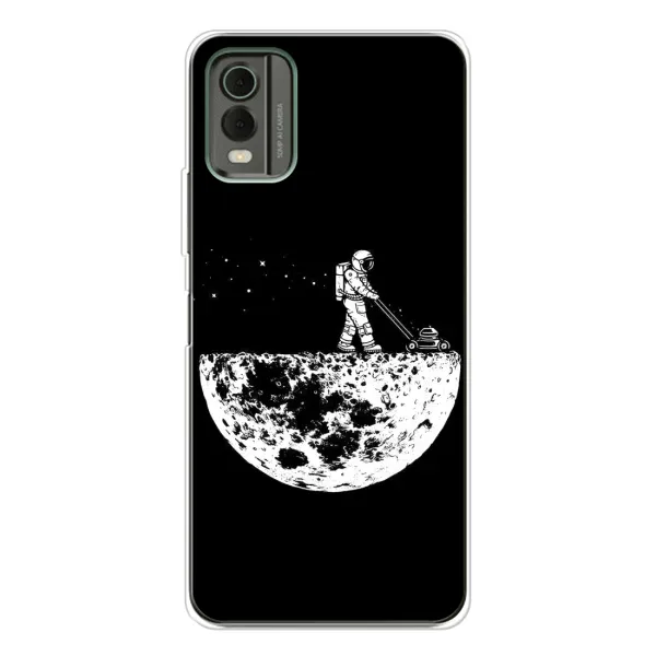 Чехол с рисунком «Космонавт» для Nokia C32 Чехол с рисунком «Космонавт» для Nokia C32