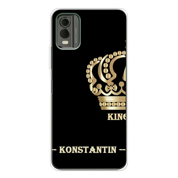 Чехол с рисунком «KOSTYA» для Nokia C32