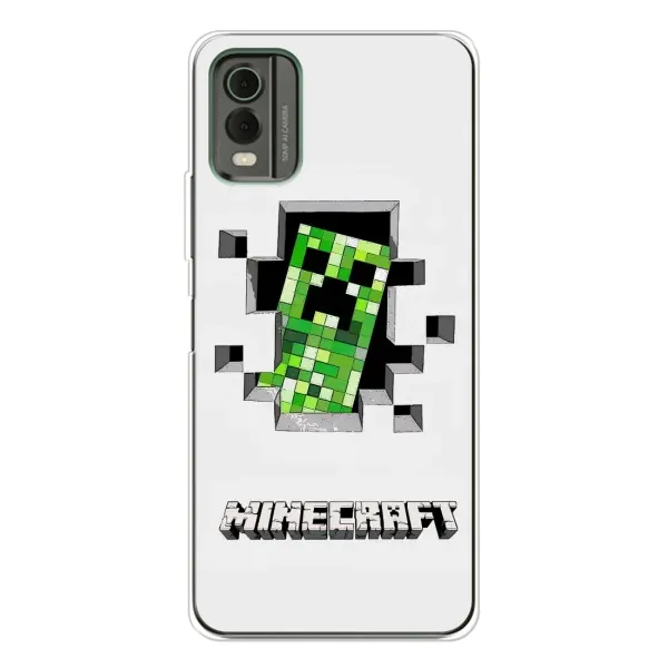 Чехол с рисунком «Крипер» для Nokia C32 Чехол с рисунком «Крипер» для Nokia C32