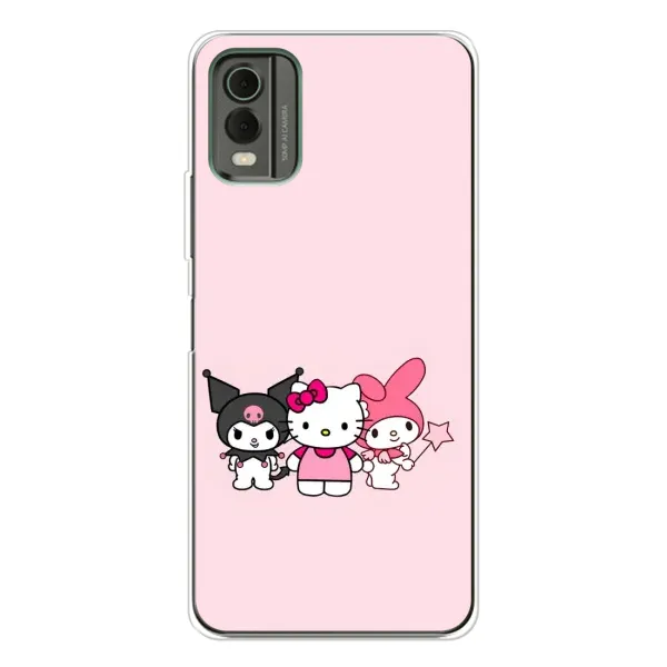 Чехол с рисунком «Куроми Мелоди Китти» для Nokia C32 Чехол с рисунком «Куроми Мелоди Китти» для Nokia C32