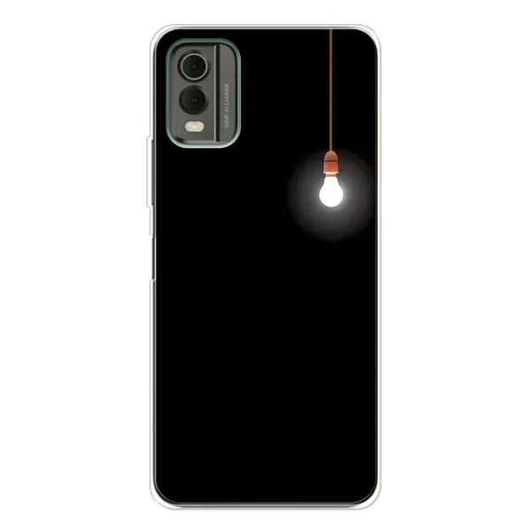 Чехол с рисунком «Лампочка» для Nokia C32