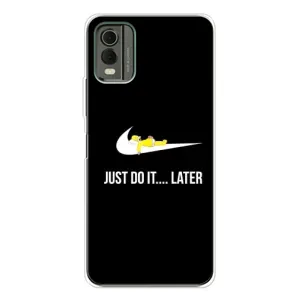 Чехол с рисунком «Later» для Nokia C32