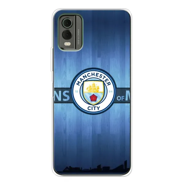 Чехол с рисунком «ManCity» для Nokia C32 Чехол с рисунком «ManCity» для Nokia C32