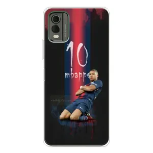 Чехол (TPU) с Футболистом на Nokia C32 (MBAPPE 10)