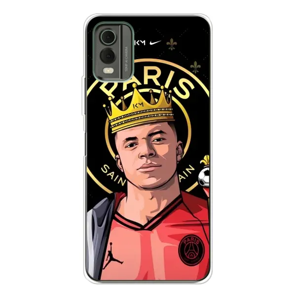 Чехол с рисунком «Mbappe King» для Nokia C32 Чехол с рисунком «Mbappe King» для Nokia C32