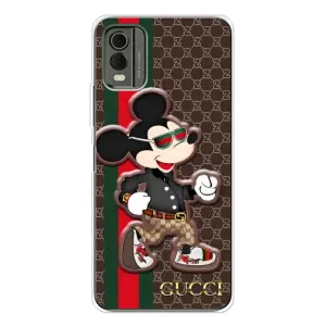 Чехлы Бренд GUCCI для Nokia C32 (Маус Гуччи)