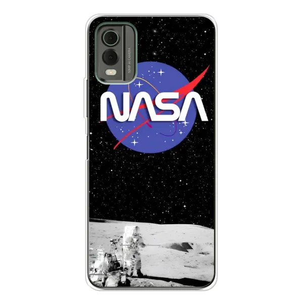 Чехол с рисунком «Nasa на луне» для Nokia C32