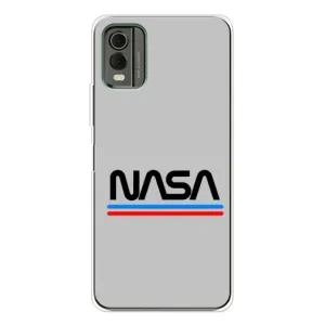 Силиконовый бампер с принтом "Наса" на Nokia C32