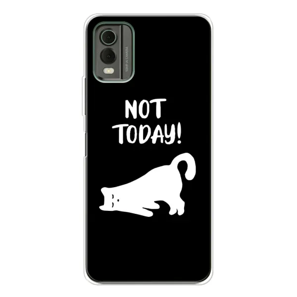 Чехол с рисунком «Not Today» для Nokia C32 Чехол с рисунком «Not Today» для Nokia C32