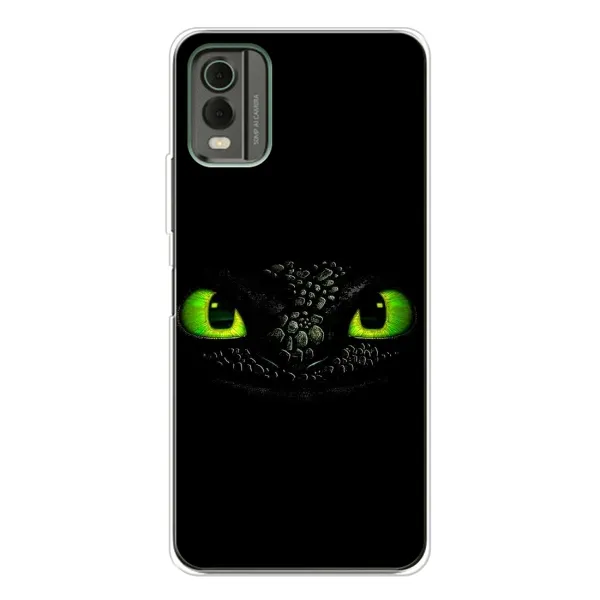 Чехол с рисунком «Глаза Беззубика» для Nokia C32 Чехол с рисунком «Глаза Беззубика» для Nokia C32