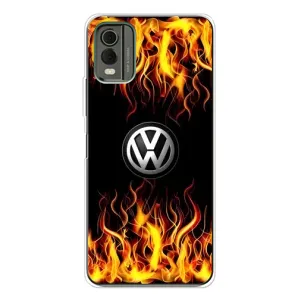 Чехол "Фольксваген" для Nokia C32 (Огненный Лого)