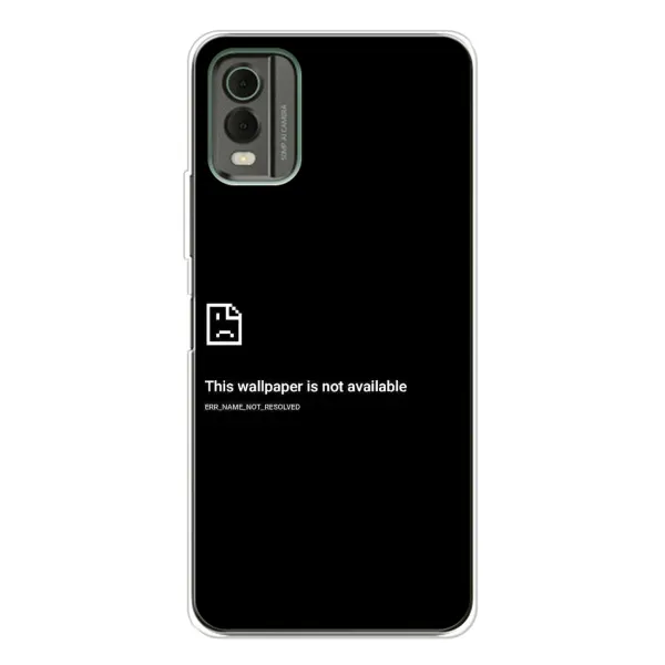 Чехол с рисунком «Ошибка» для Nokia C32