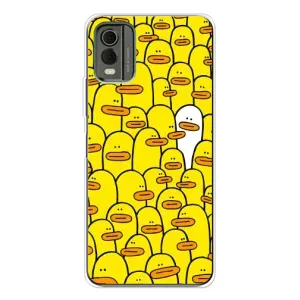 Силиконовый бампер с картинкой животных для Nokia C32