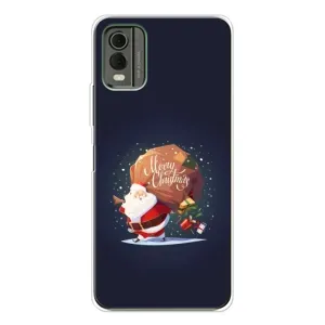 Чехол Санта Клаус для Nokia C32 (Подарки от Санты)