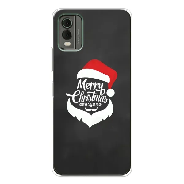 Чехол с рисунком «Санта Крисмас» для Nokia C32 Чехол с рисунком «Санта Крисмас» для Nokia C32