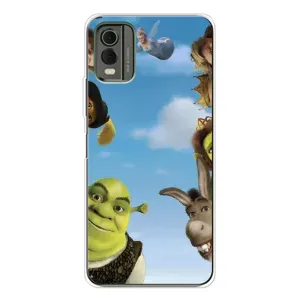 Чехол с рисунком «Герои Шрек» для Nokia C32