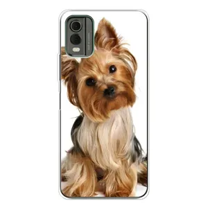 Чехол (ТПУ) Милые собачки для Nokia C32 (Собака Терьер)