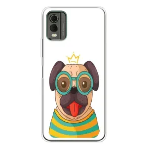 Бампер для Nokia C32 с картинкой "Песики" (Собака Король)