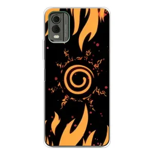 Купить Чехлы на телефон с принтом Anime для Nokia C32 (Солнце Наруто)