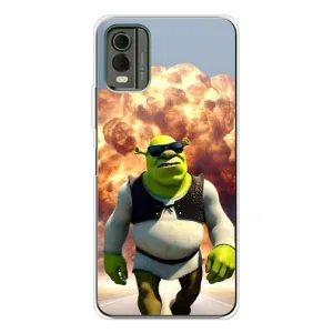 Печатный чехол с принтом Шрек для Nokia C32