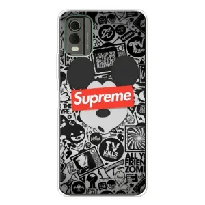 Чехол с рисунком «Supreme Маус» для Nokia C32