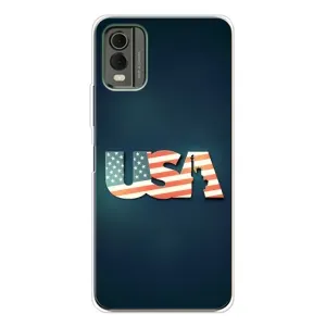 Чехол Флаг USA для Nokia C32