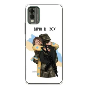 Патриотический Чехол для Nokia C32 (Верим в ЗСУ)