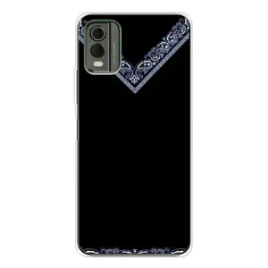 Силиконовый Чехол на Nokia C32 (Воротник вышиванки)