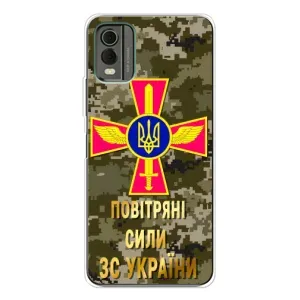 Чехлы на военную тематику для Nokia C32 (ВС ЗСУ)