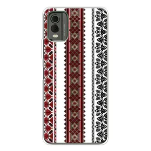 Чехол с рисунком «Вышиваночки» для Nokia C32