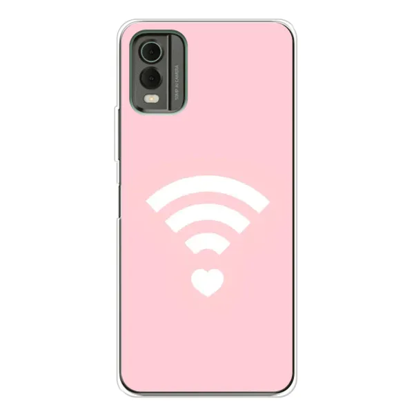 Чехол с рисунком «WiFi Love» для Nokia C32 Чехол с рисунком «WiFi Love» для Nokia C32