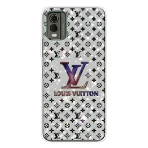 Чехол Стиль Louis Vuitton на Nokia C32 (Яркий LV)
