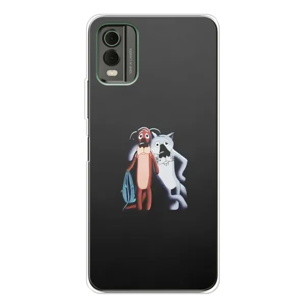 Чехол с рисунком «Шо, опять» для Nokia C32