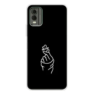 Чехлы (Знак сердечка) на Nokia C32 (Знак Сердечка)