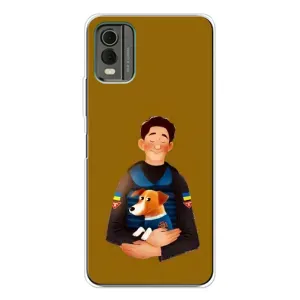 Чехол с принтом для Nokia C32 (ЗСУ Патрон)