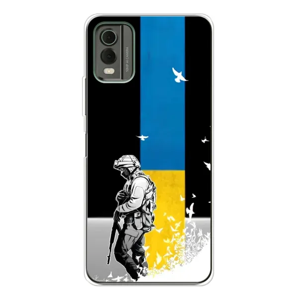 Чехол с рисунком «ЗСУ» для Nokia C32