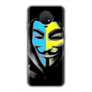Чехол с Украинской символикой на Нокиа Джи 10 (Анонимус патриот)