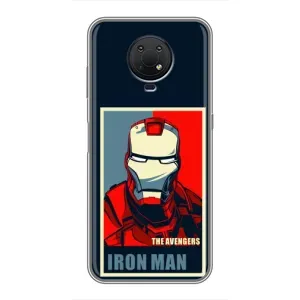 Чехол Супергерой Железный человек на Nokia G10 (Art Iron man)