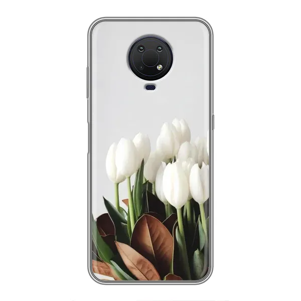 Чехол с рисунком «Букет тюльпанов» для Nokia G10