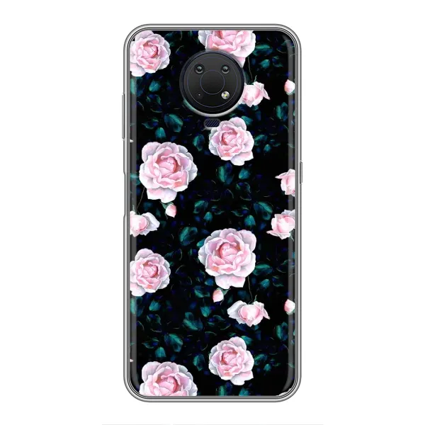 Чехол с рисунком «Чайные розы» для Nokia G10 Чехол с рисунком «Чайные розы» для Nokia G10