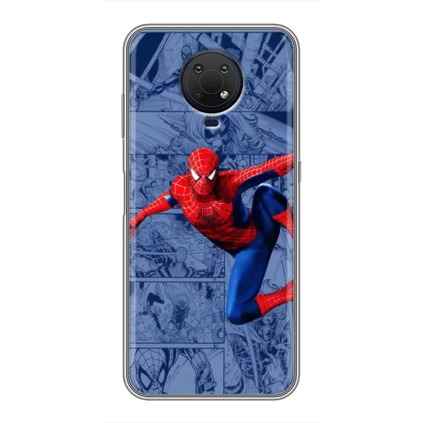 Чехол с рисунком «Человек Паук» для Nokia G10