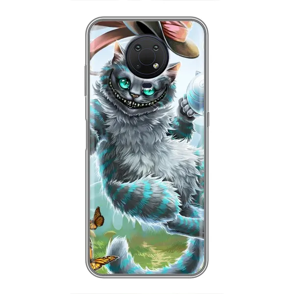 Чехол с рисунком «Чеширский КОТИК» для Nokia G10 Чехол с рисунком «Чеширский КОТИК» для Nokia G10