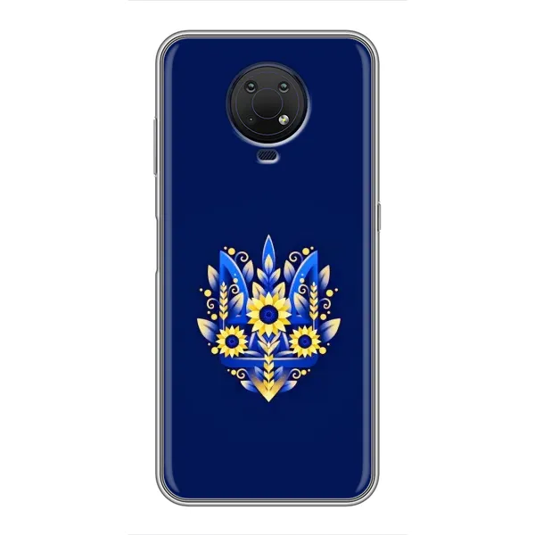 Чехол с рисунком «Цветущий Герб» для Nokia G10