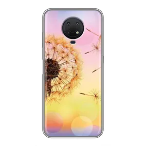 Силиконовый Чехол с одуванчиками на Nokia G10 (Цветок-одуванчик)