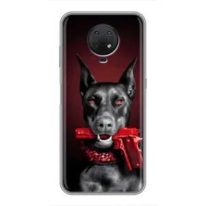 Чехол ДОБЕРМАН для Nokia G10 (Доберман злой)