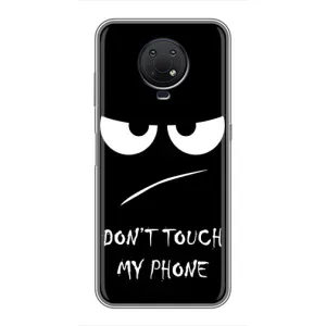 Чехол с прикольным текстом на Nokia G10 (Dont)