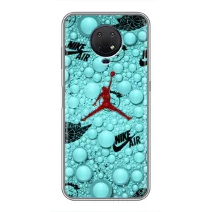 Силиконовый Чехол Nike Air Jordan на Нокиа Джи 10 (Джордан Найк)