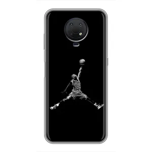 Силиконовый Чехол Nike Air Jordan на Нокиа Джи 10 (Джордан)